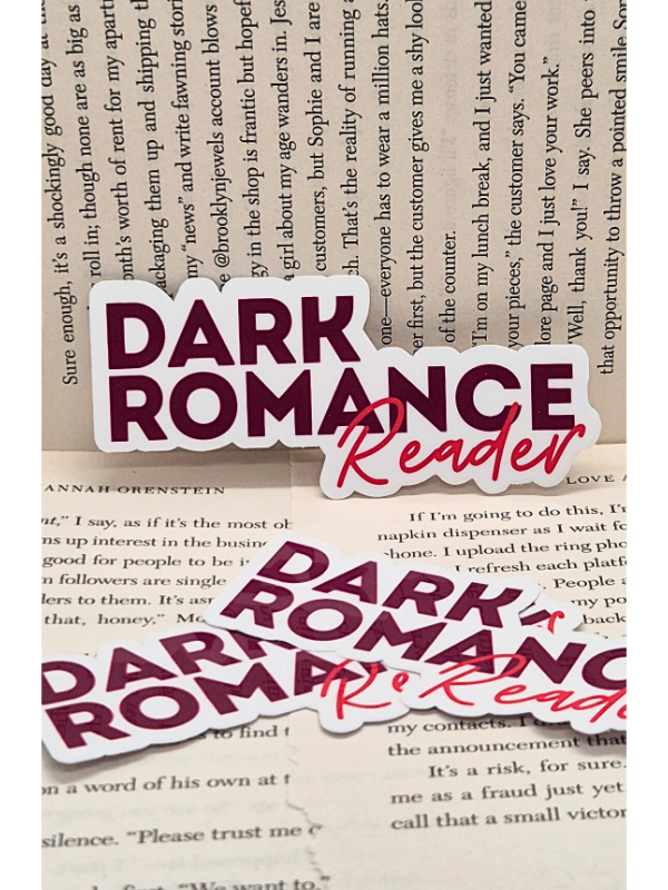 Dark Romance Reader Sticker