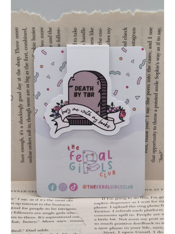 Death By TBR Magnetic Bookmark