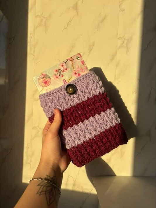 Handmade Crochet Protective Book Sleeve