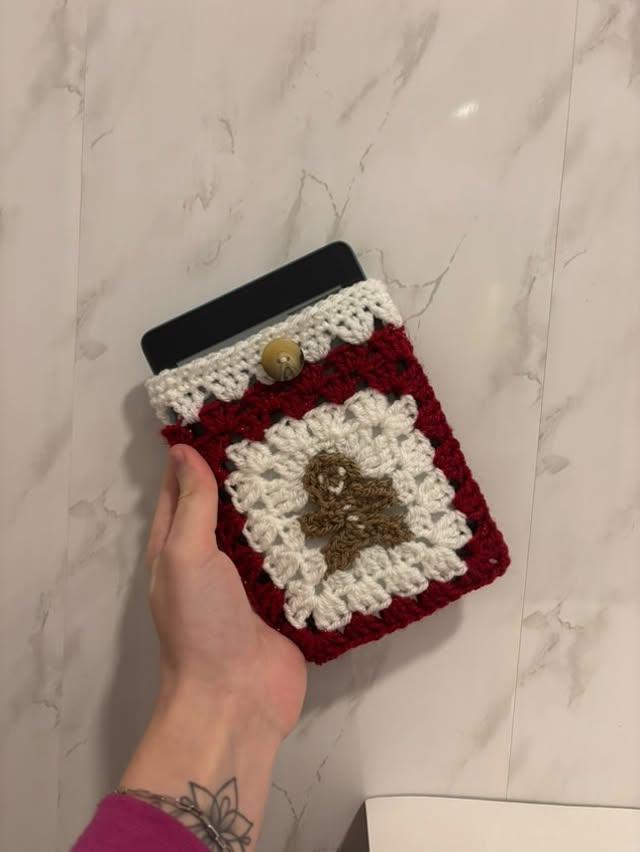 Handmade Crochet Protective Kindle Sleeve